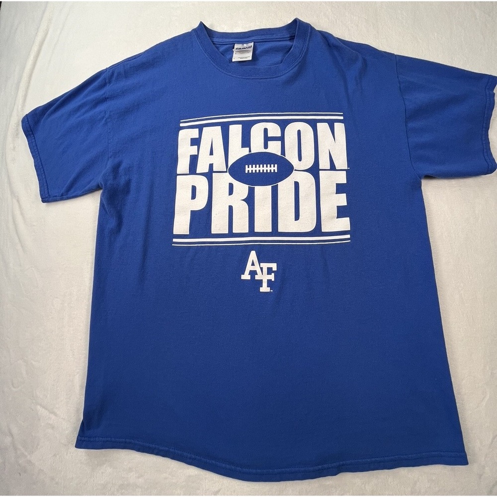 US Air Force Mens L‎ Shirt Falcon Pride Blue